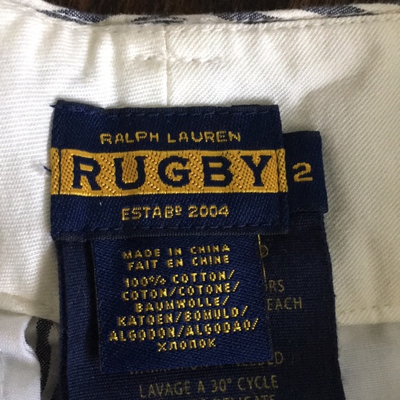 Rugby RL Trouser Railroad Print Shorts - Picture 2 of 5